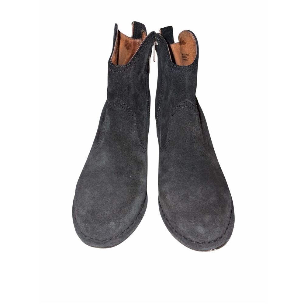 ✨FRYE Women's Madeline Short Suede Black Sz 8 Boots✨ - Picture 7 of 12